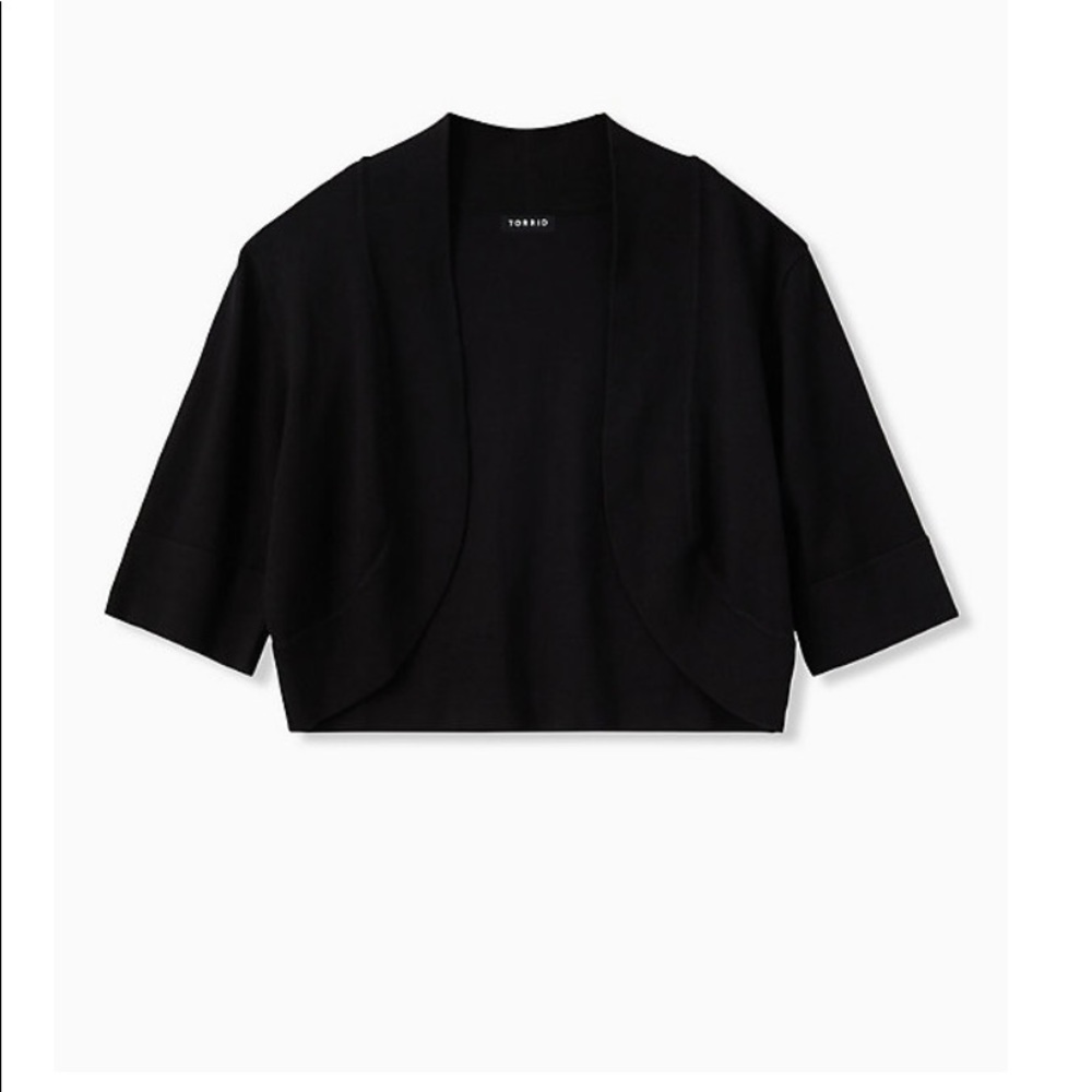 Torrid Size 3 Black Shrug